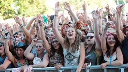 Revellers at V Festival last year