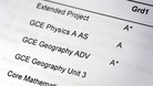 A-level results paper.