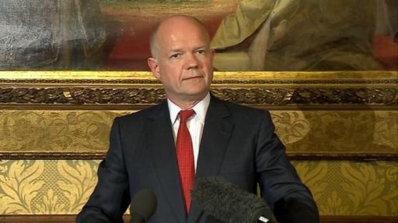 Foreign Secretary William Hague