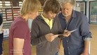 Students receiving A-Level results