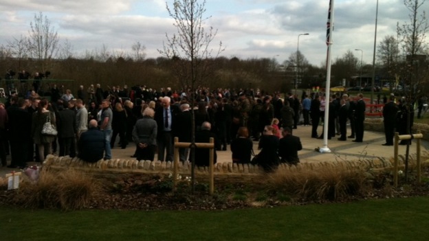 Memorial garden in Carterton