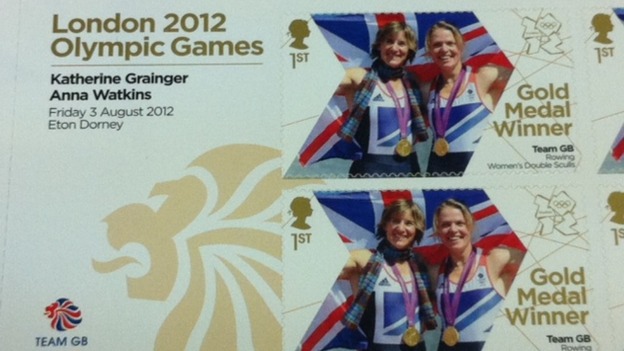 Olympic Gold medal rowers Anna Watkins (right) and Katherine Grainger