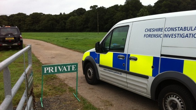 Two men have been killed in a light aircraft crash near Chester.