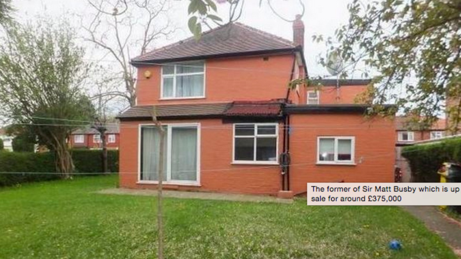The home Sir Matt Busby went back too after the Munich air disaster has