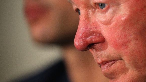 Manchester United boss Sir Alex Ferguson.