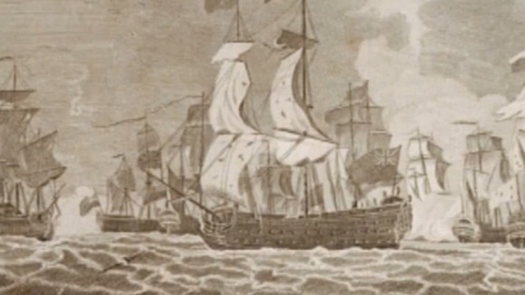 Painting of a ship