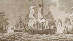 Painting of a ship