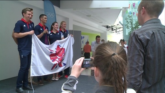 Olympians at special Suffolk reception