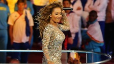 Mel B performing during the Closing Ceremony of London 2012
