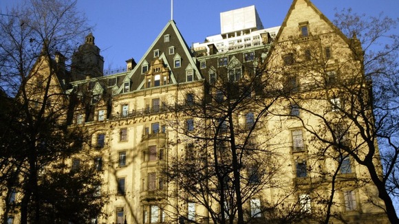 The Dakota apartment building where John Lennon was shot