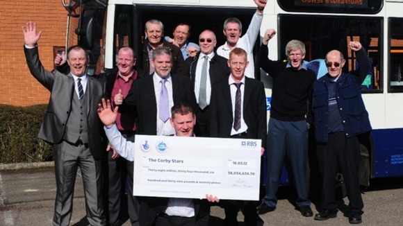 Each of the 12 bus drivers won £3.1 million