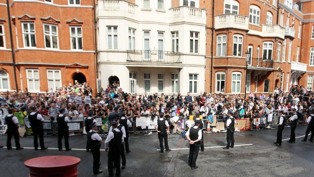 Ecuadorian embassy in London.