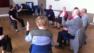 Age UK class in Whitley Bay