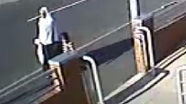 Woman on a street at the time of an incident where a car was involved in a hit-and-run