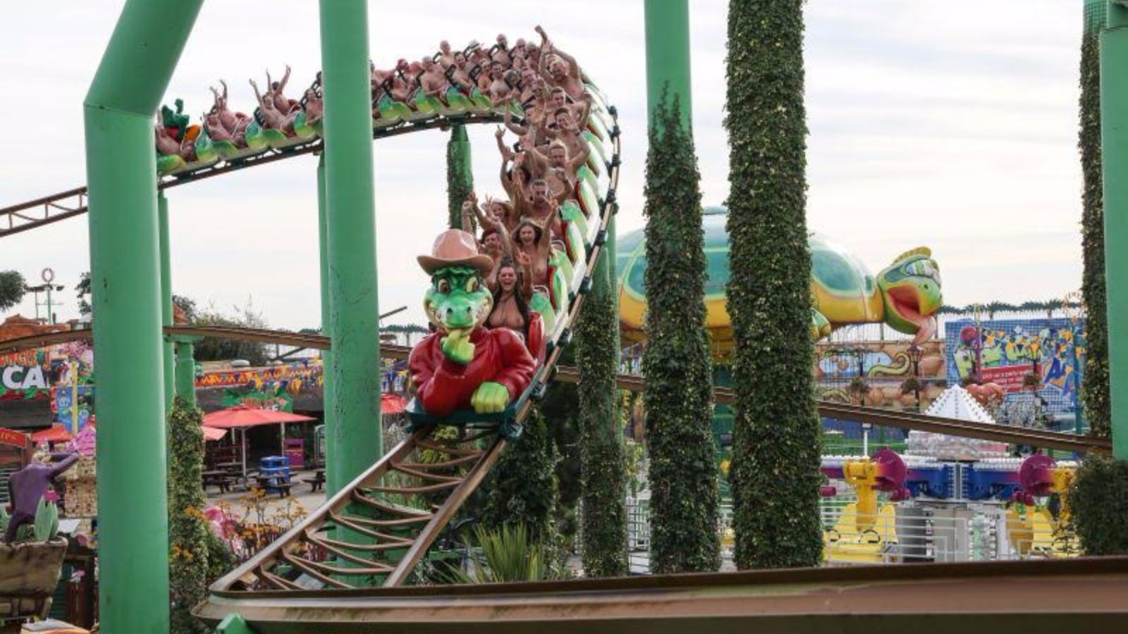 Naked Rollercoaster Ride Anglia Itv News