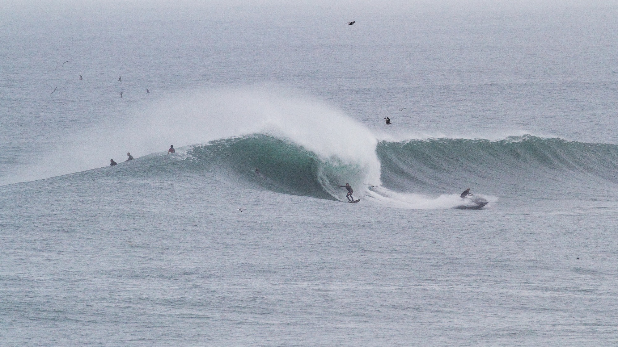 Near perfect big wave conditions at The Cribbar West Country ITV News