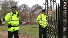 Police outside Herbie Hide's home