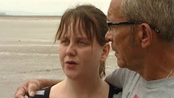 Rachel McCollum and her father
