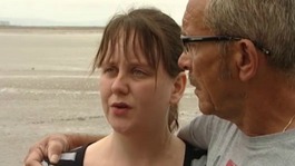 Rachel McCollum and her father