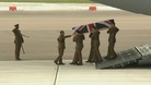 The repatriation at RAF Brize Norton