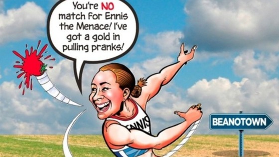 Jessica Ennis The Beano