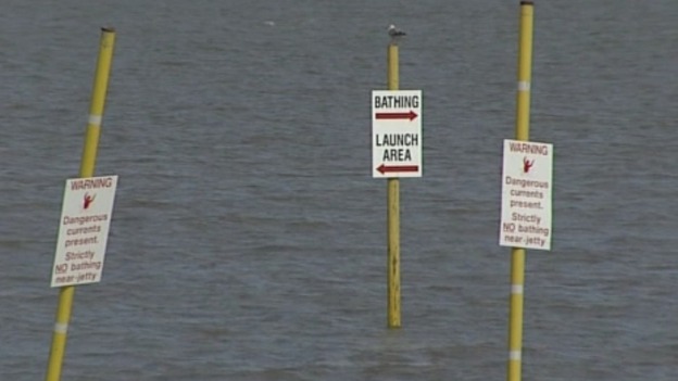 Dylan Cecil, 4, fell into the water at Burnham-on-Sea