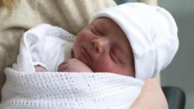 New born Callen Ward sleeps