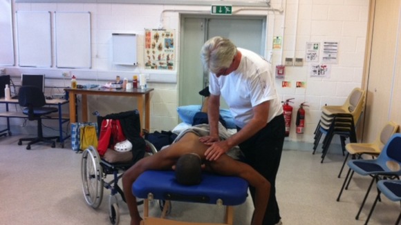 Massage therapists keeping athletes in tip top condition