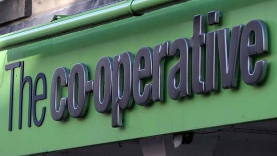  sign for the a Co-operative shop 