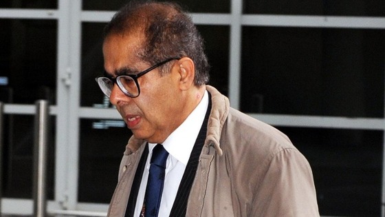 Dr Mohmed Saeed Sulema Patel, known as Freddy Patel, arrives for a General Medical Council disciplinary hearing in London in 2010