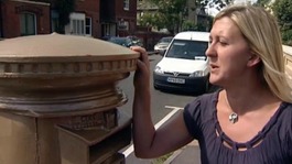 Clare Robson wants to preserve the bronze postbox
