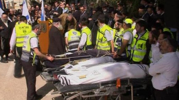 Jerusalem funerals of Toulouse victims