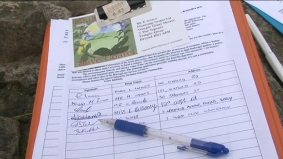 Petition with signatures