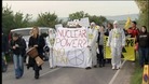 Nuclear power protesters