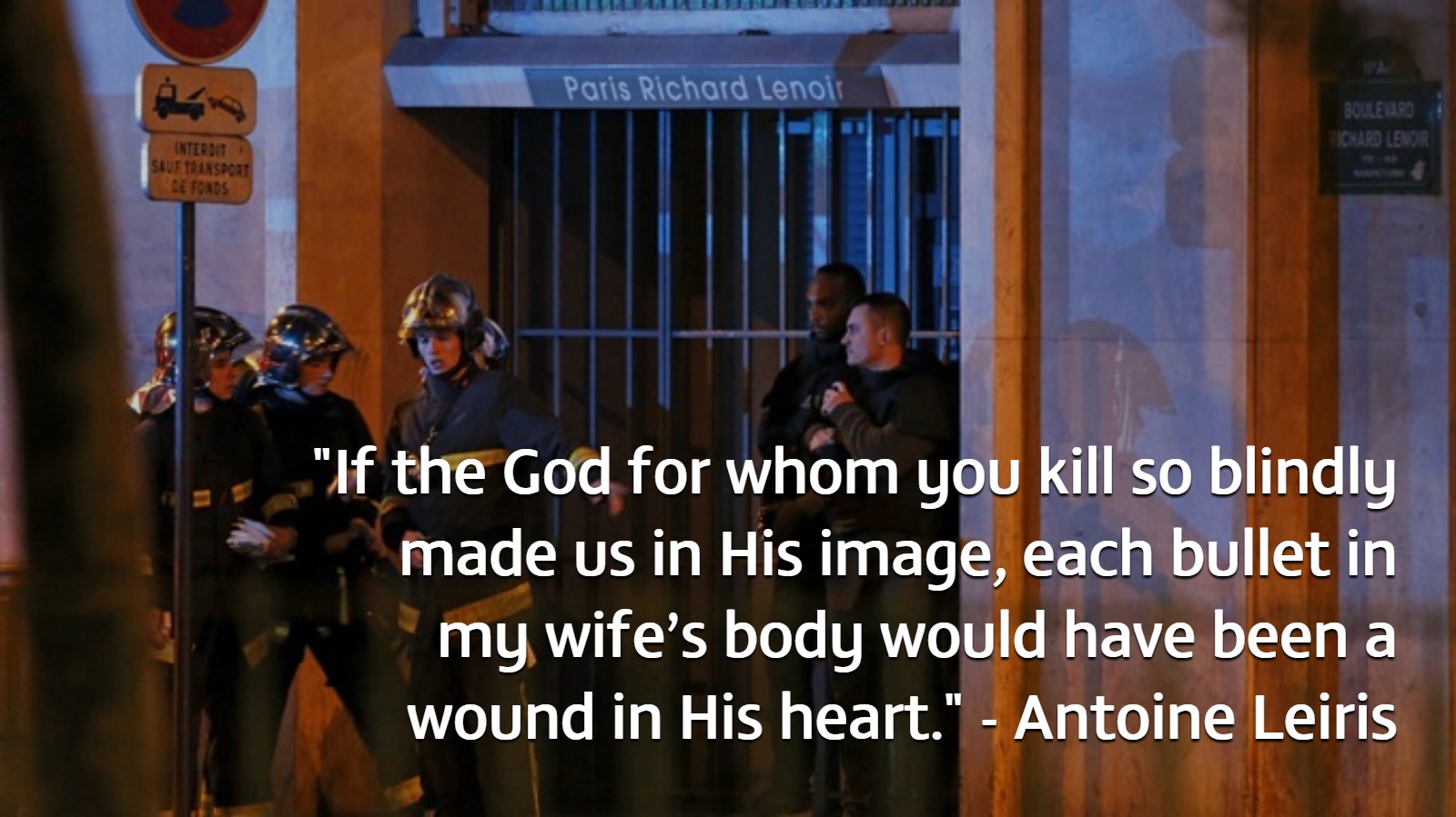 Husband writes defiant tribute to his wife killed in Bataclan massacre