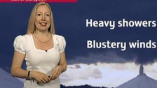 Philippa Drew presents the weather for the South and South East