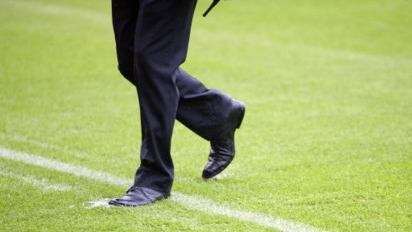 Waterlogged pitch