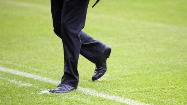 Waterlogged pitch