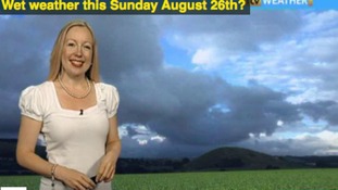Philippa Drew presents the weather for the South and South East