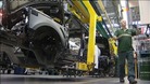 Land Rover's on the production line in the West Midlands