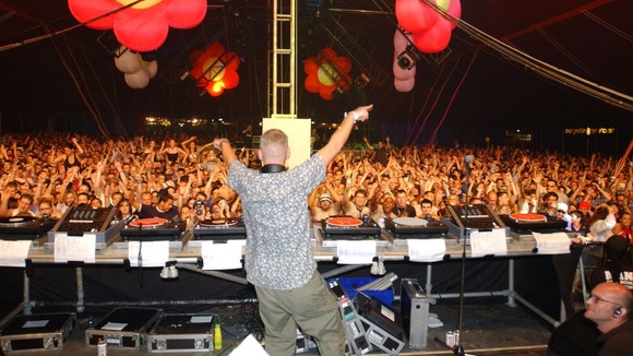 Crowds enjoy a previous Creamfields festival