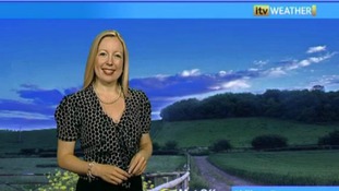 Philippa Drew presents the weather for the South and South East