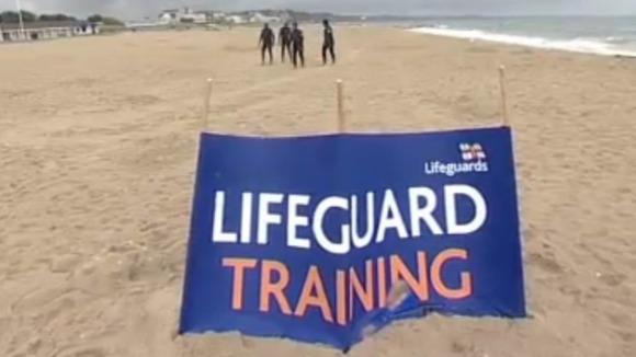 Lifeguards train in Dorset