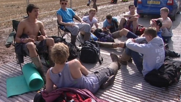 Festival campers