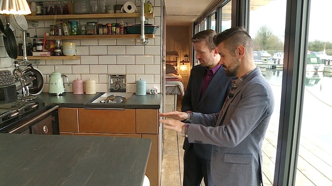Floating shipping container makes ideal low-cost home | Anglia - ITV ... Floating shipping container makes ideal low-cost home | Anglia - ITV ...