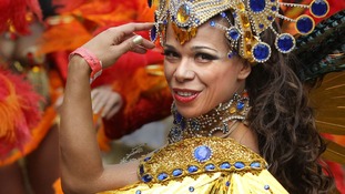 rightly-dressed performers helped the crowd celebrate Bank Holiday Monday.
