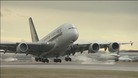 Airplane taking off at Heathrow