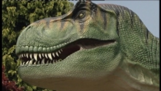 Animatronic dinosaur at Bristol Zoo