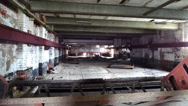 Ice factory upper building
