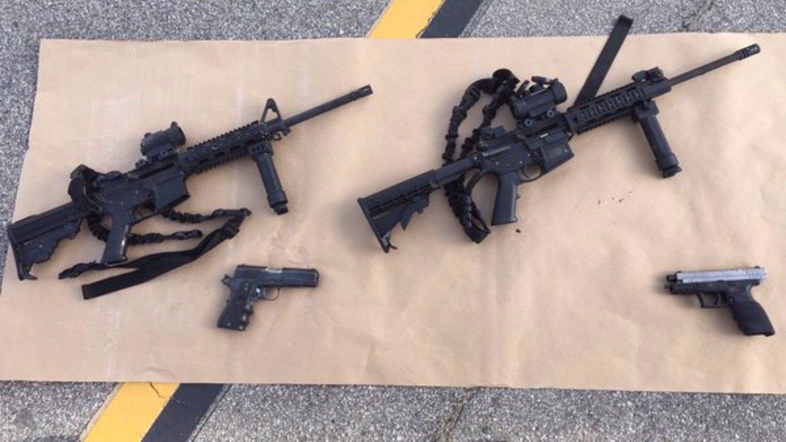 US police release photos of weapons from California shooting crime